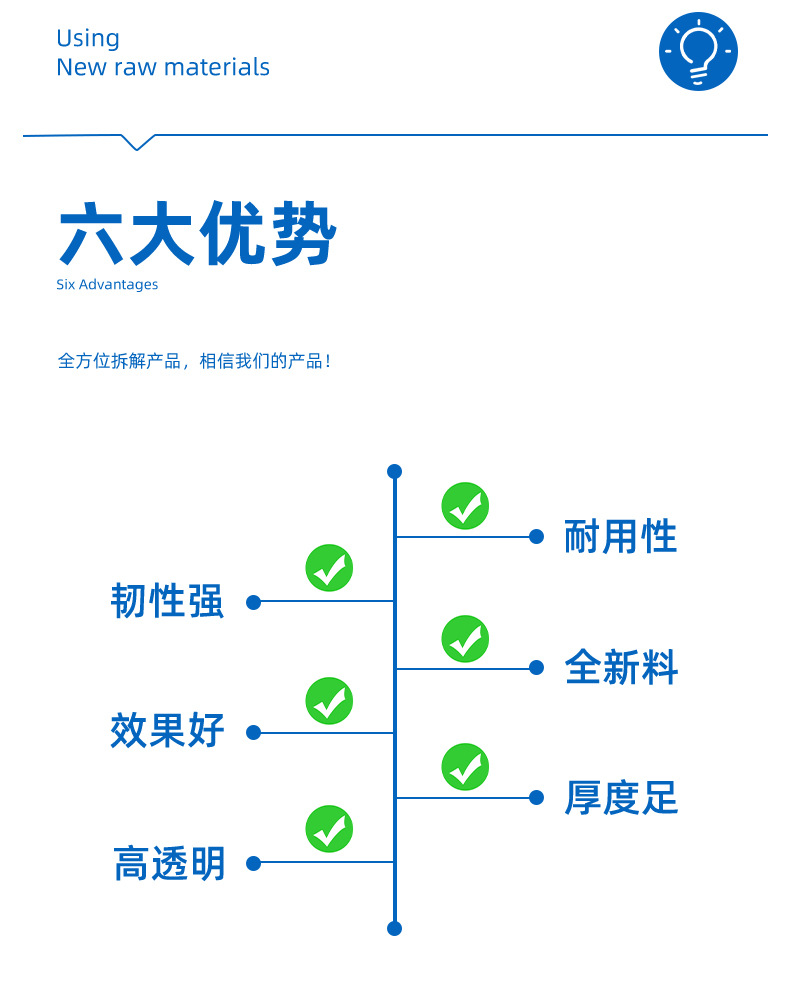 现货opp平口袋透明塑料包装袋水果烘焙蔬果平口袋糖果包装袋批发详情3