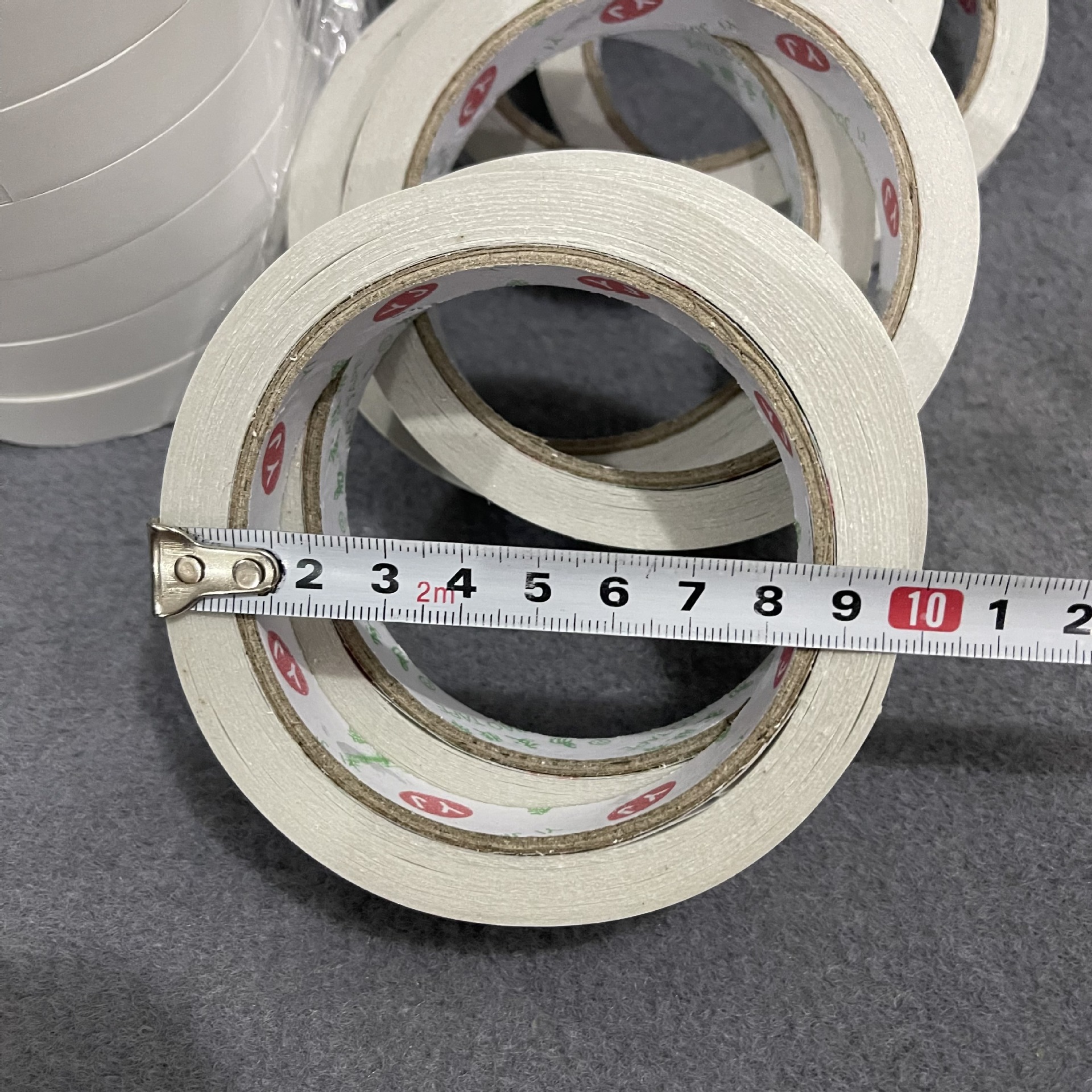 【 Zone 1-2 】1.5 Double-sided tape 13/ tray 104/ box 2 yuan Double-sided tape Paper tape Traceless tape Double-sided tape Office paper Tape Graphic Design Office Student tape 2 yuan pic 1