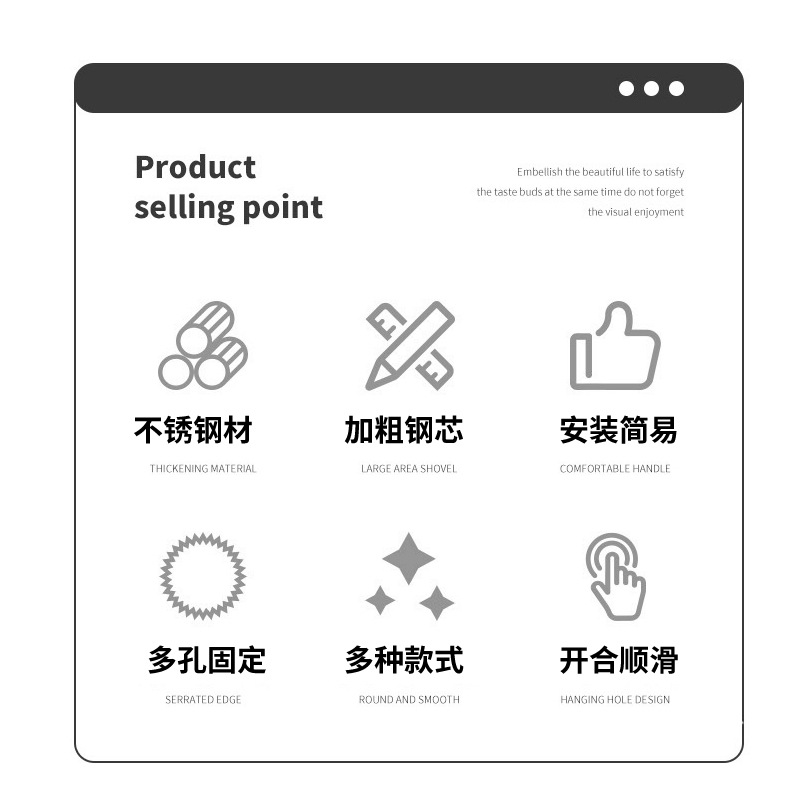 Strengthen the anti-theft stainless steel small square latch pic 2
