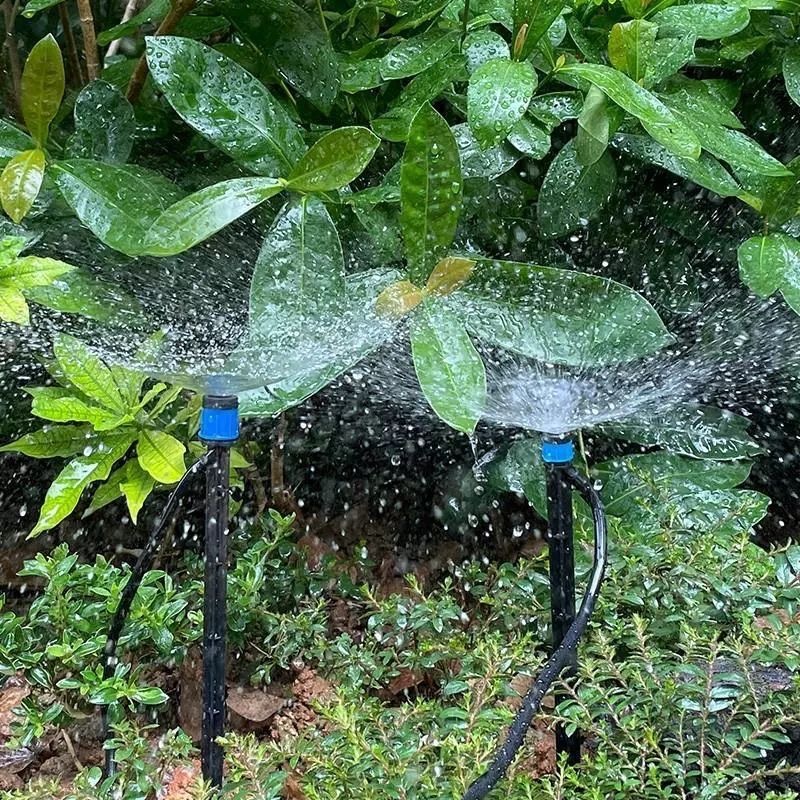 喷头浇水地插灌溉喷头小红帽滴头可调节流量滴头园艺微喷滴灌喷头详情16