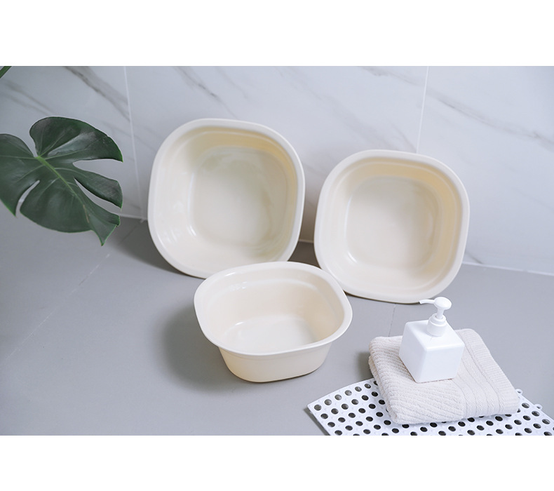 方形加厚塑料盆脸盆大号家用洗菜盆洗衣盆婴儿洗脚盆小盆子洗脸盆详情4