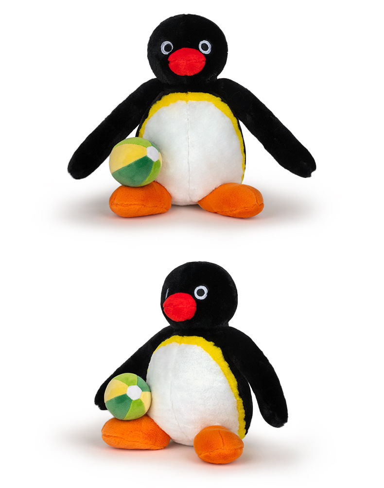 Genuine pingu penguin plush toy doll, birthday cake, cartoon soothing doll, birthday gift doll pic 9