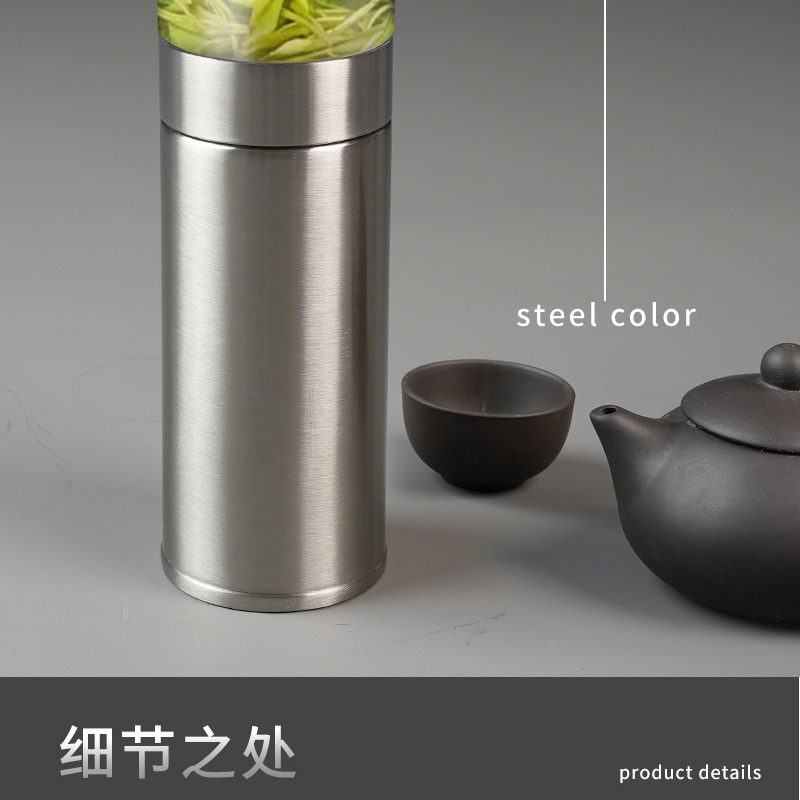 Tea water separation insulated cup, 316 stainless steel insulated water cup, intelligent temperature measurement and display, gift manufacturer wholesale pic 20