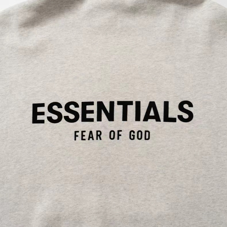 FOG ESSENTIALS第八季复线高街宽松情侣重榜卫衣背后植绒连帽卫衣详情17