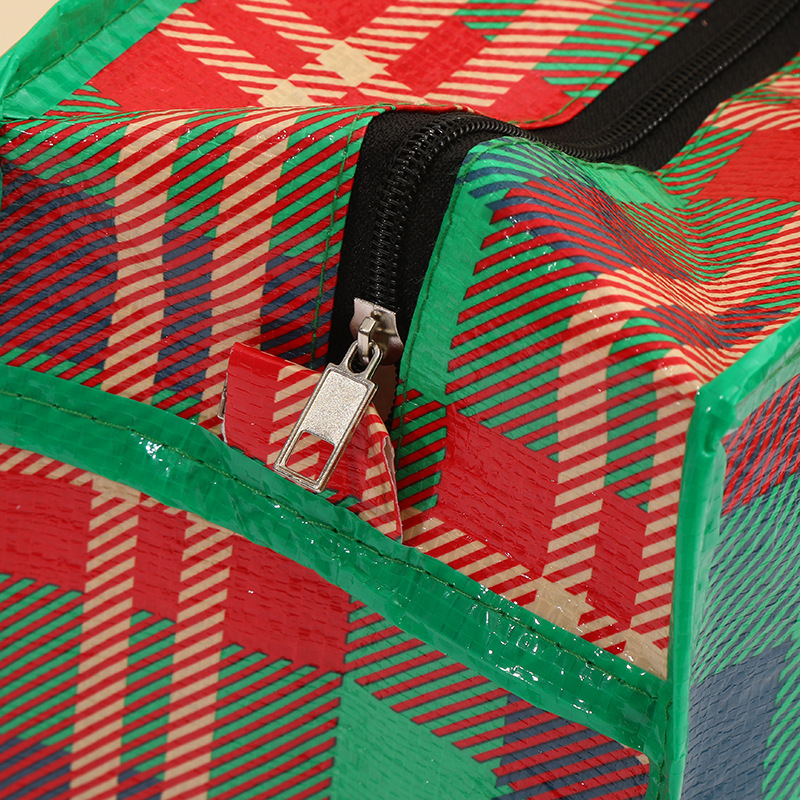 环保PP编织防水手提袋 时尚加厚衣服购物袋 家用篮子式购物袋 现货批发礼品袋 服装店专用购物袋详情8