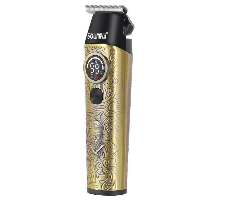 SOLIMPIA电动理发器发廊复古男士油头雕刻剪液晶数显剃头刀电推子详情14