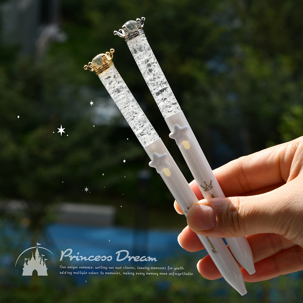 Chenxi Princess Pen 0.5mm Gel Pen Ice Crack Creative Press Gel Pen Queen Scepter Pen Designed student signature pen High-quality writing tools pic 13