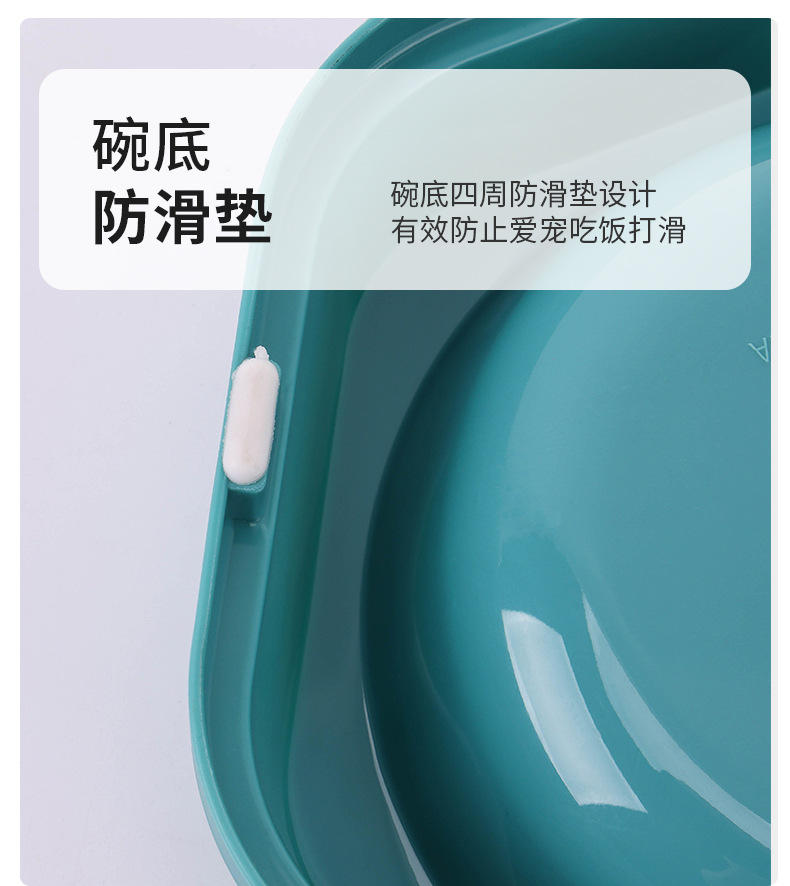 Pet stainless steel dog bowl, feeding water dispenser, double bowl, cat bowl, dog bowl, pet food utensils, cat basin, cat supplies batch pic 11