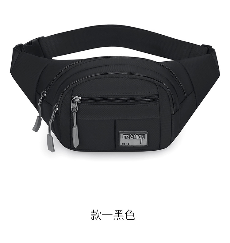 休闲户外运动多功能登山腰包简约便携防水耐磨单肩斜挎胸包专跨境详情25