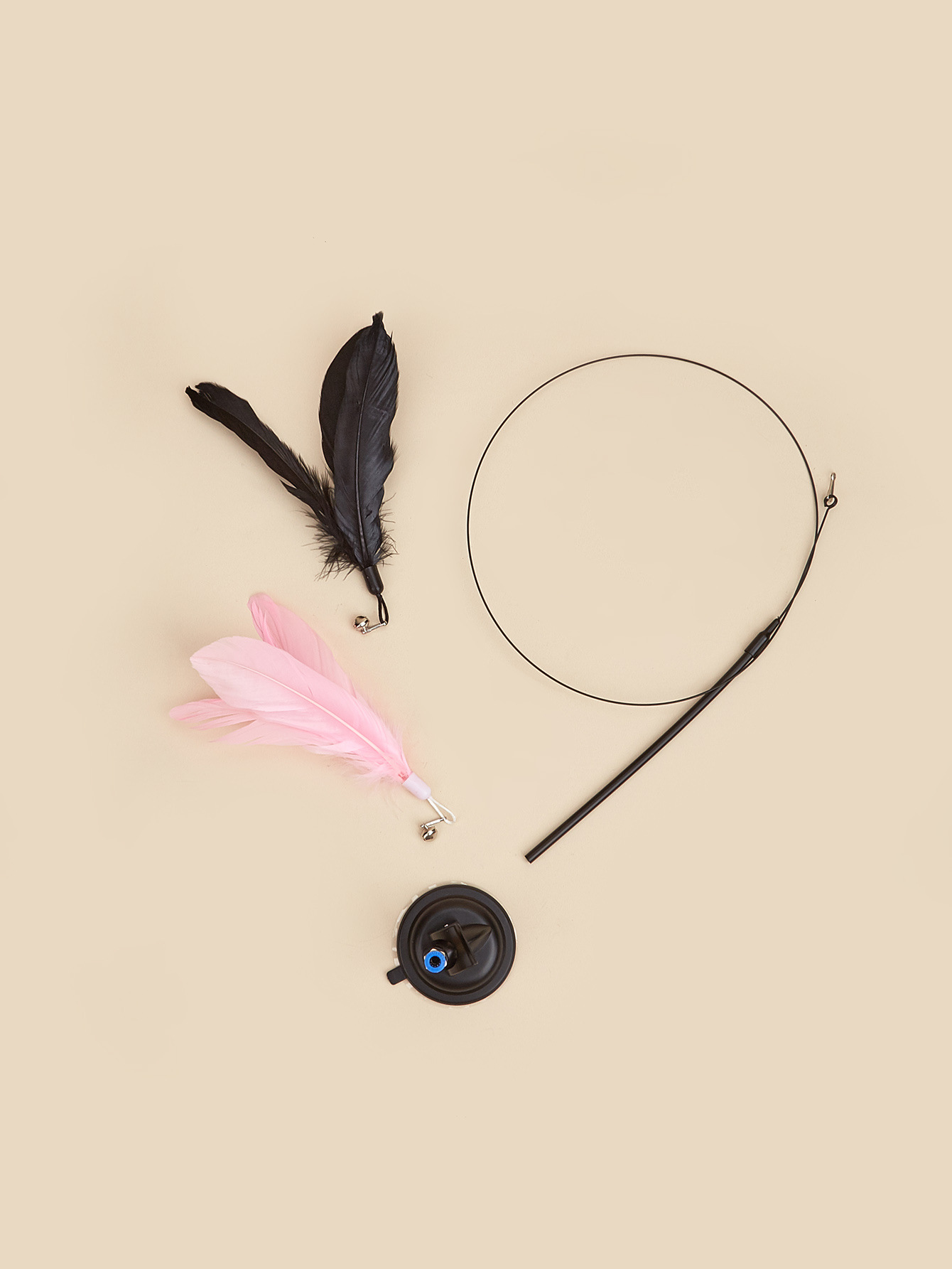 跨境猫咪逗猫棒猫玩具自嗨解闷强力吸盘不易倒源头工厂库存充足详情24