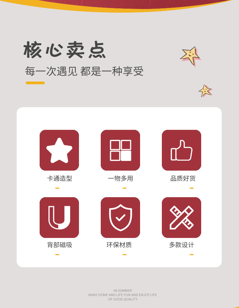 【 Tianjin Series 】 National Trend Cultural and Creative Tourism Souvenirs, wooden city scenic spots refrigerator stickers, Tianjin characteristic magnetic stickers pic 2