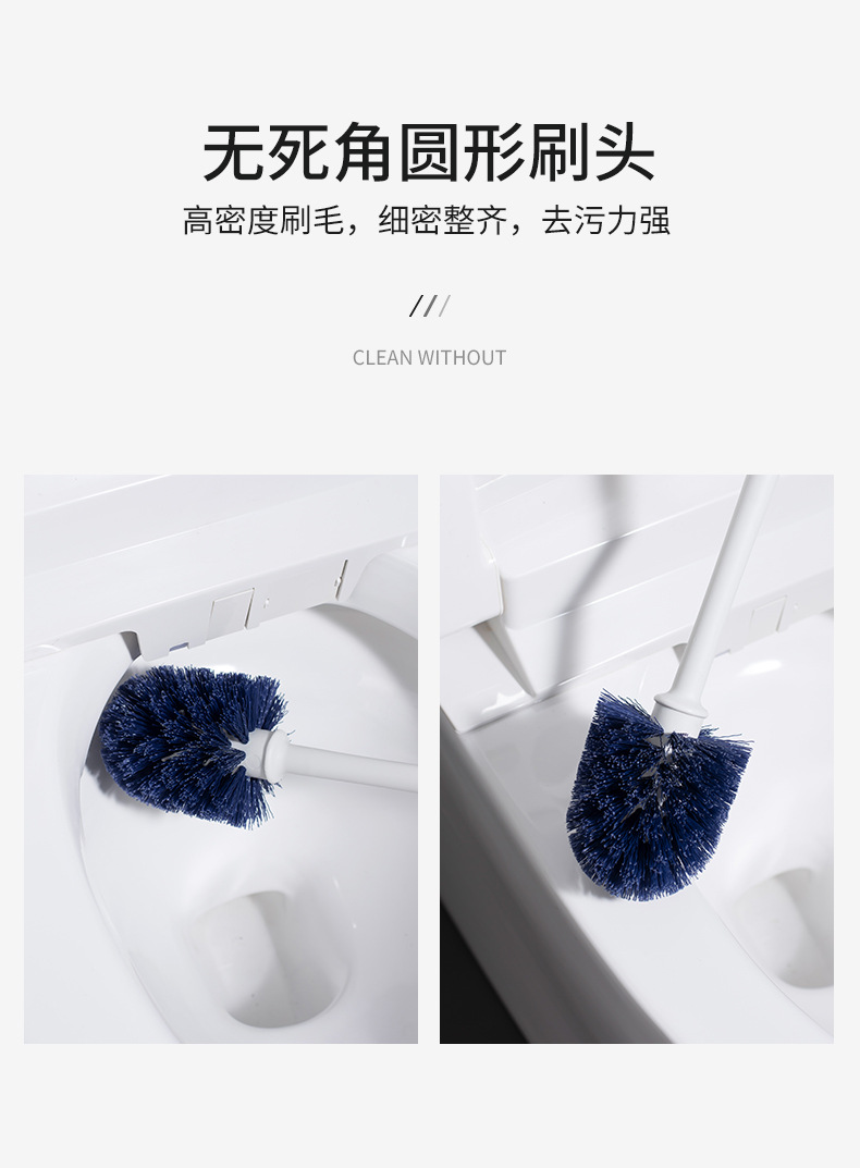 Shunmei Toilet Brush with suction and Unblocking Combination is a must-have for cleaning every corner of the bathroom. It is a household plastic unblocking water pull brush pic 4