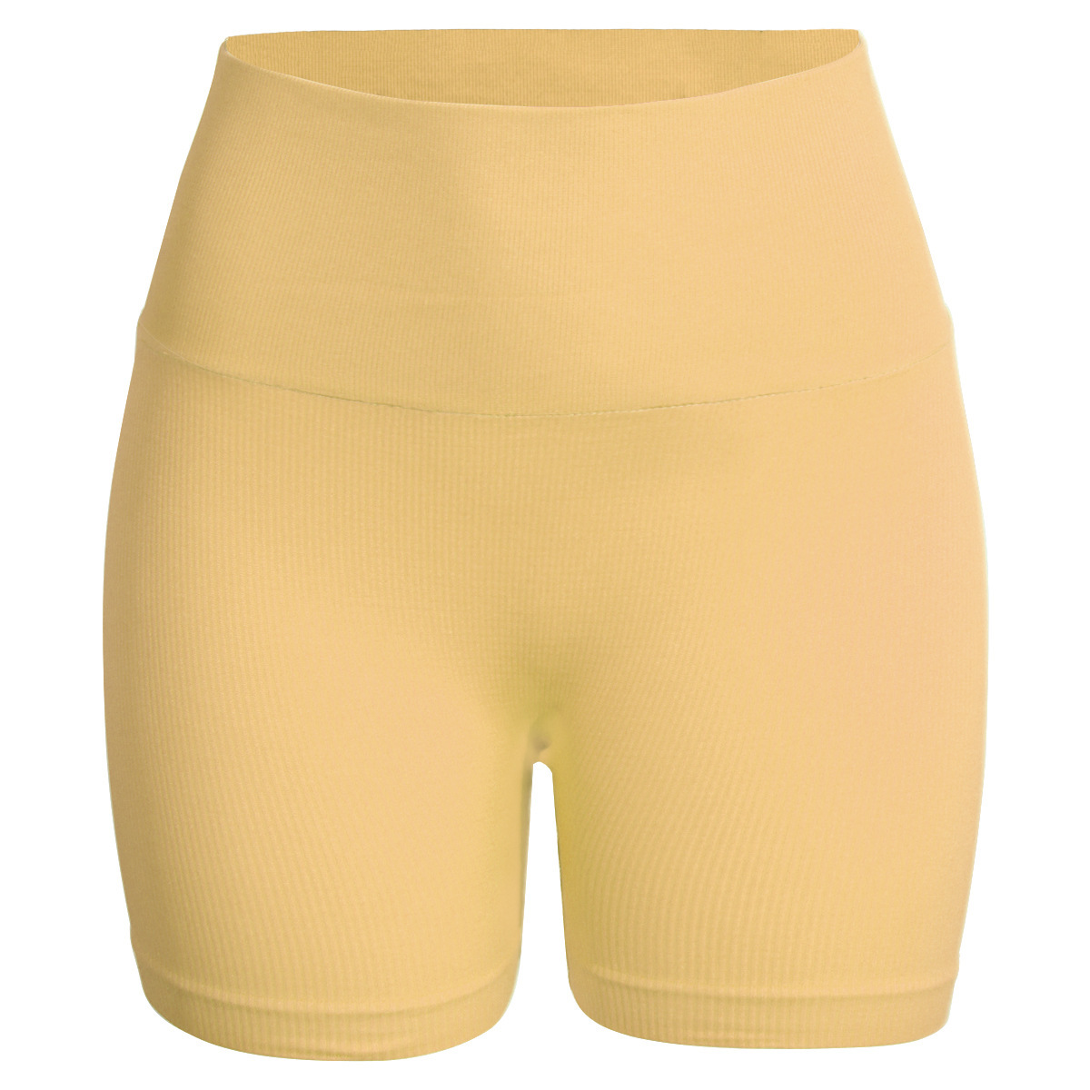 Cross-border seamless threaded peach shorts, hip-lifting yoga capri pants, super elastic slimming sports running fitness pants for women pic 21