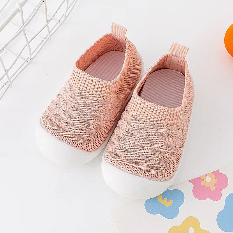 Baby walking shoes with soft soles, fly-woven single mesh, breathable, summer sandals, anti-slip, suitable for children aged 6 months to 3 years pic 3