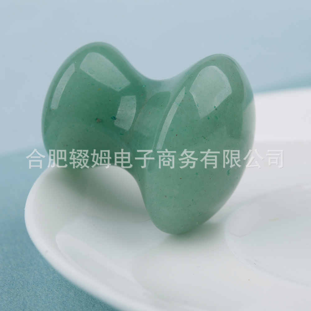 粉晶玉石厂家刮痧板粉水晶绿东陵面部脸部美容刮痧颈椎腿部全身详情28