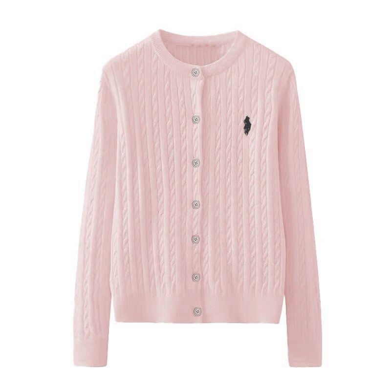 外套女春秋季新款打底毛衣麻花针织衫韩系宽松长袖上衣开衫高级感详情12