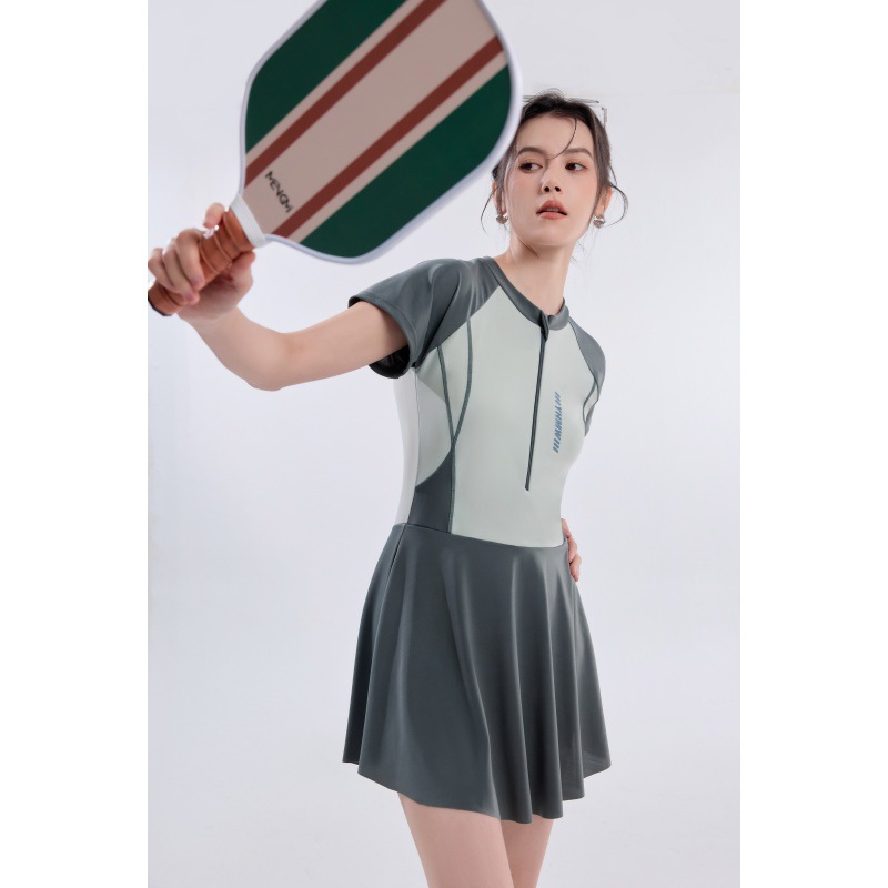 游泳衣女裙式连体保守2026新款温泉游泳馆度假学生遮肚显瘦泳装详情10