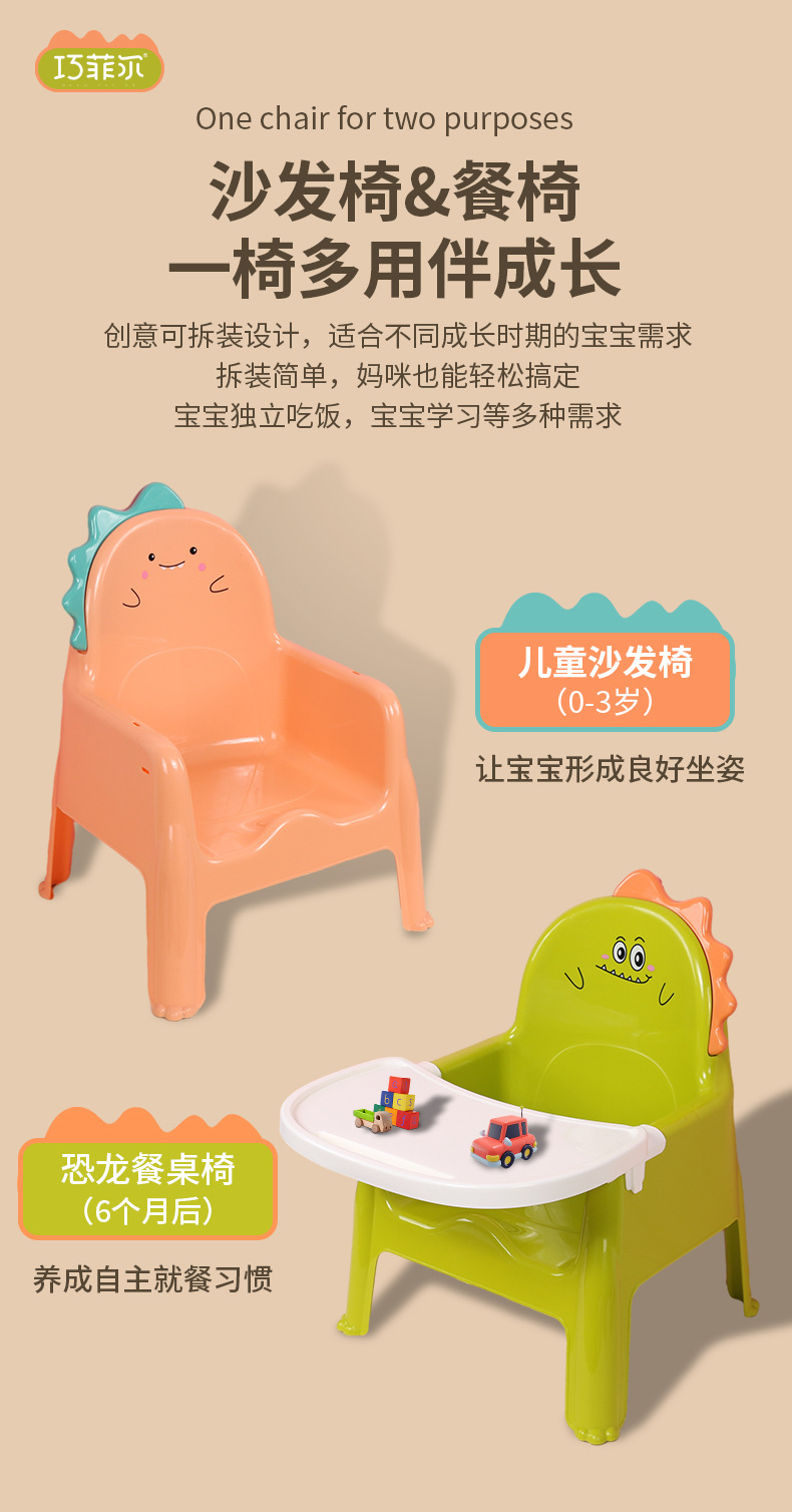 宝宝儿童餐椅婴儿吃饭多功能喂食凳家用便携式婴儿餐椅子儿童餐椅02011详情3