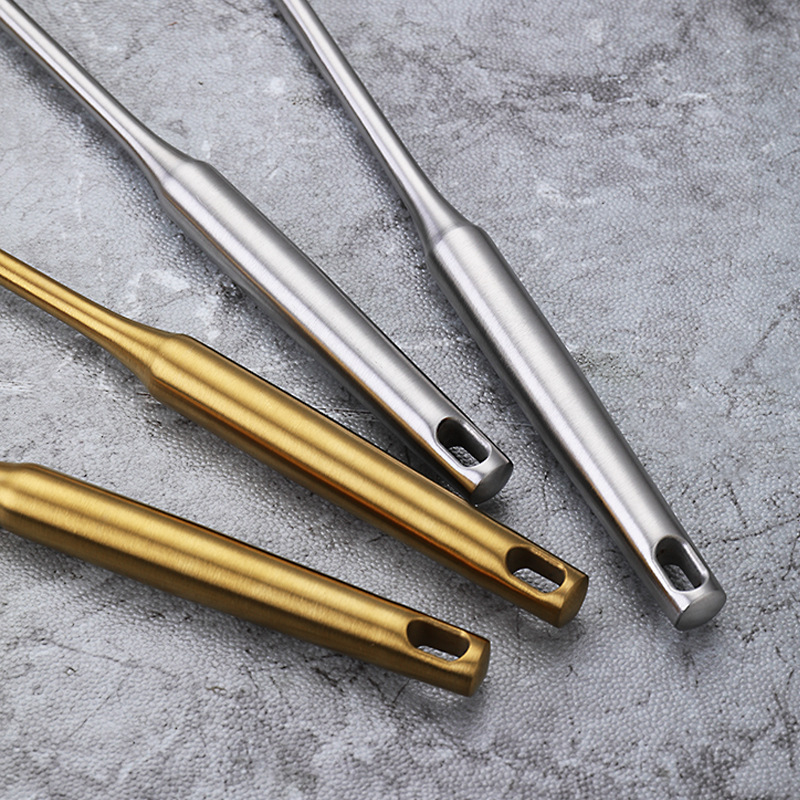 镀金 跨境 加厚不锈钢汤勺火锅漏勺隔油勺套装家用厨具防烫火锅勺详情19