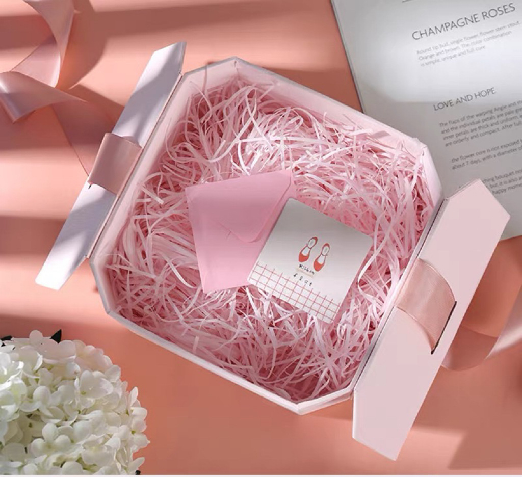 High-end multi-color solid color raffia grass chicken nest grass shredded paper thread decorative filling, raffia grass thread creative decoration pic 5