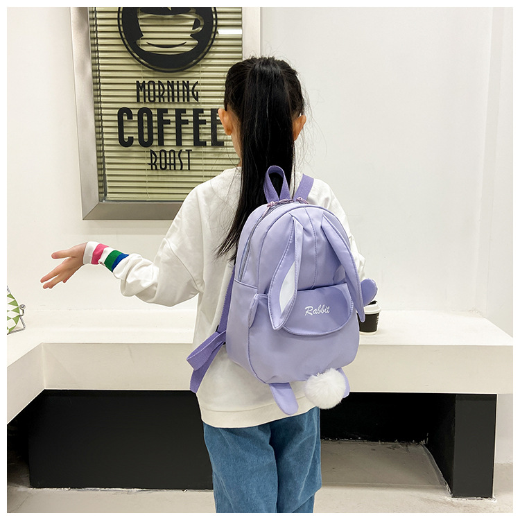 卡通可爱儿童双肩包幼儿园小孩轻便小背包3-6岁儿童帆布出行包潮详情14