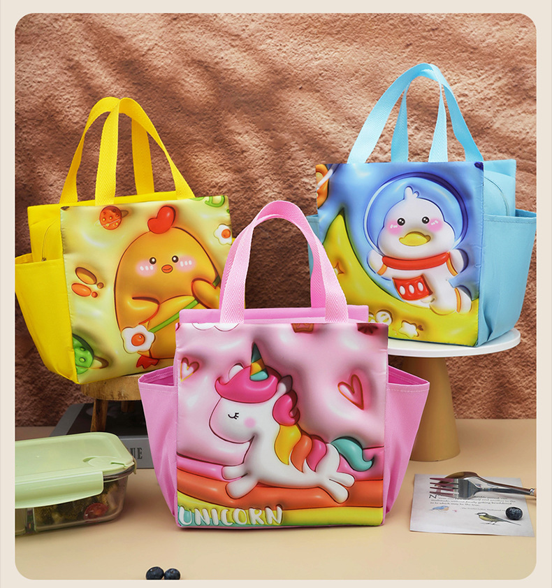 厂家直销学生饭盒袋牛津布午餐盒小学生饭盒袋儿童饭盒袋详情17