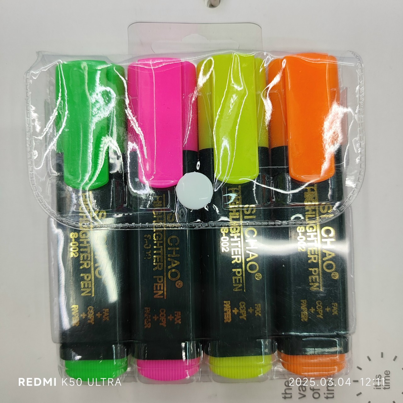 S002学生专用4色荧光记号笔 多色彩色单头涂鸦绘画笔 厂家直销批发优质荧光笔详情1