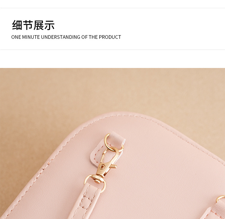 The 2023 new Korean version multi-functional, simple and casual crossbody handbag for women is mini pic 5