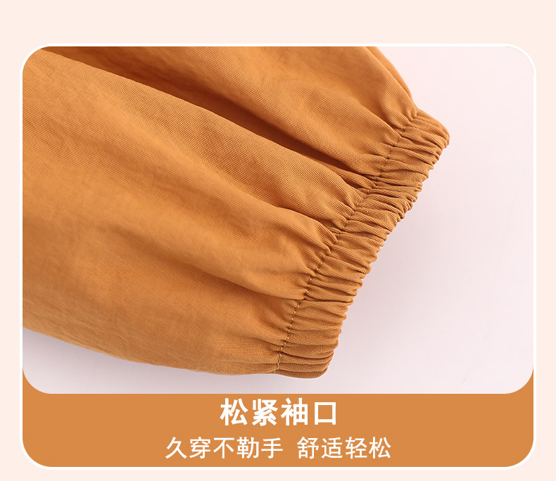 儿童罩衣防泼水长袖围裙耐脏餐饮幼儿园吃饭反穿衣小学生画画衣详情17