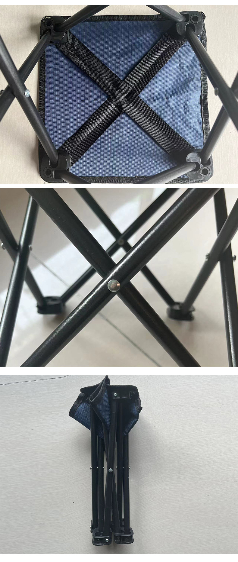 折叠椅露营月亮椅旅行便携装备钓鱼马扎小凳子户外折叠凳批发详情8