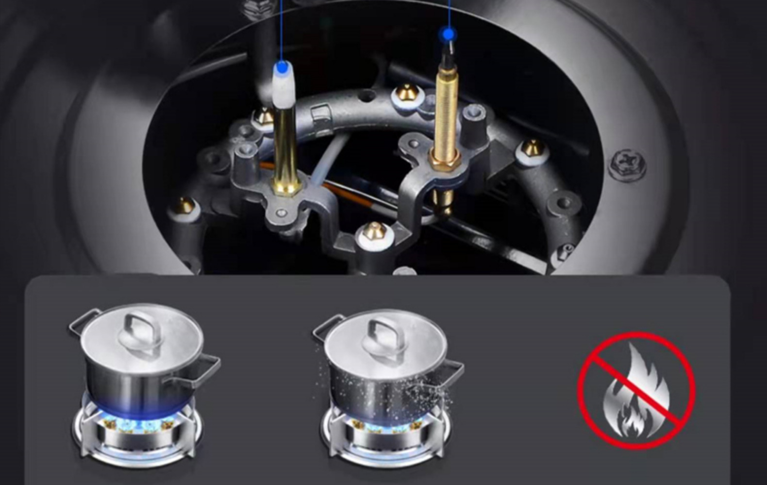 燃气灶家用出租房单灶台智能定时猛火灶分体炉头易拆洗煤气灶批发详情8