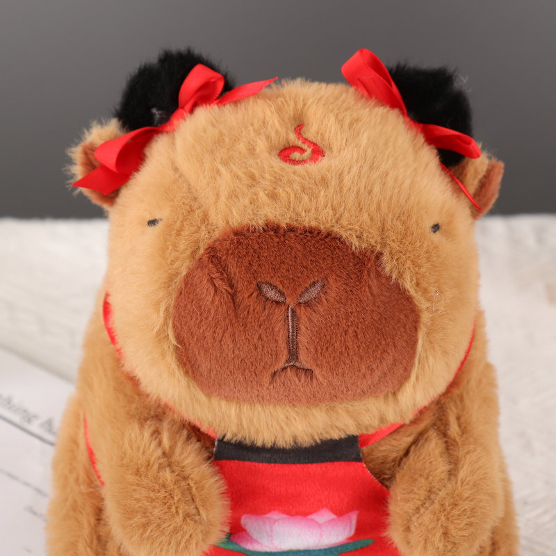 Cross-border bellyband, Capibara plush toy, foreign trade turtle capybara plush toy, ugly and cute claw machine doll pic 8