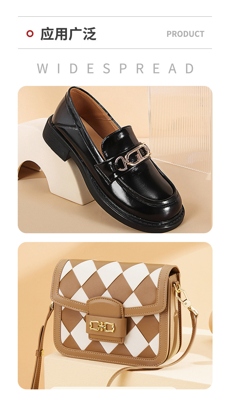 创意合金一字链条乐福鞋金属鞋扣鞋花女装箱包服装DIY装饰品搭扣详情3