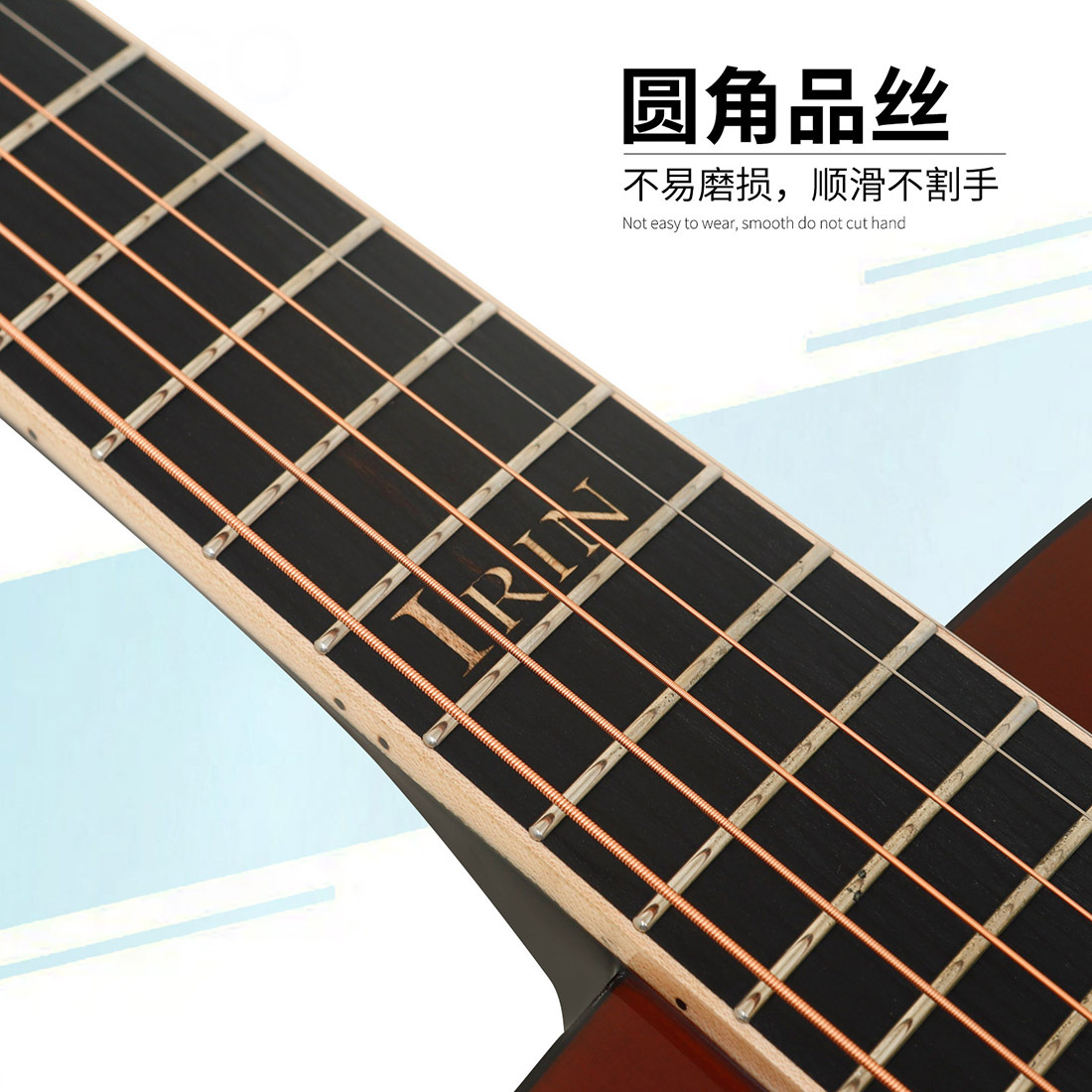 IRIN吉他36英寸亮光民谣木吉他儿童成人初学吉他乐器厂家guitar琴详情4