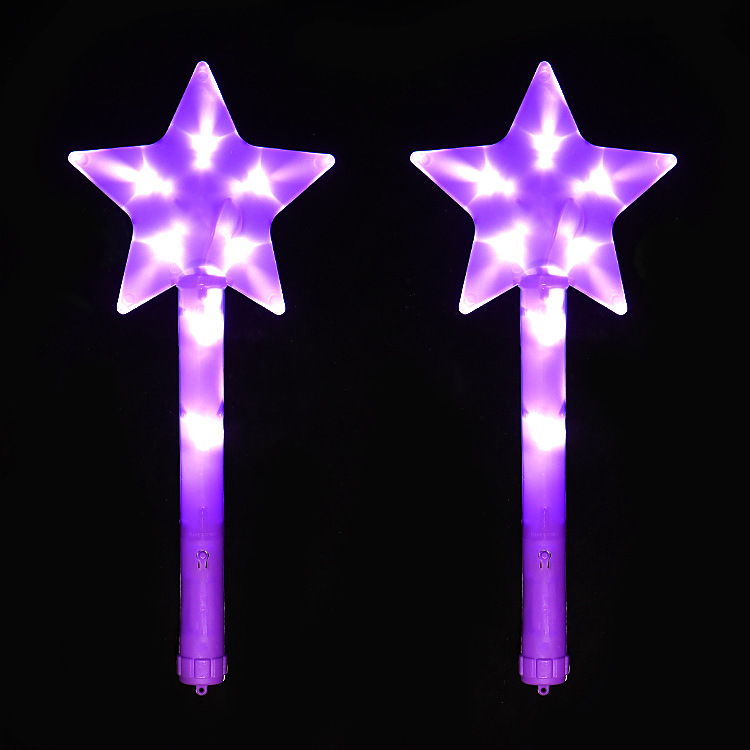 Large five-pointed star flash sticks, flat seven-color five-pointed star glow sticks, concert luminous gifts manufacturer wholesale pic 24