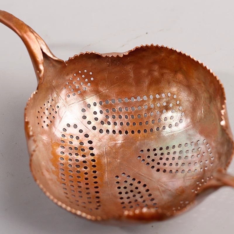 Copper strainer, stainless steel filter screen, kitchen wonder, water-draining wonder, durable and rust-proof pic 9