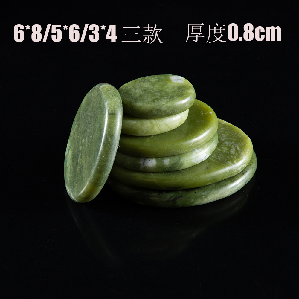 橄榄绿玉恒温加热能量石SPA热石美容院足疗足浴精油推拿按摩石详情23