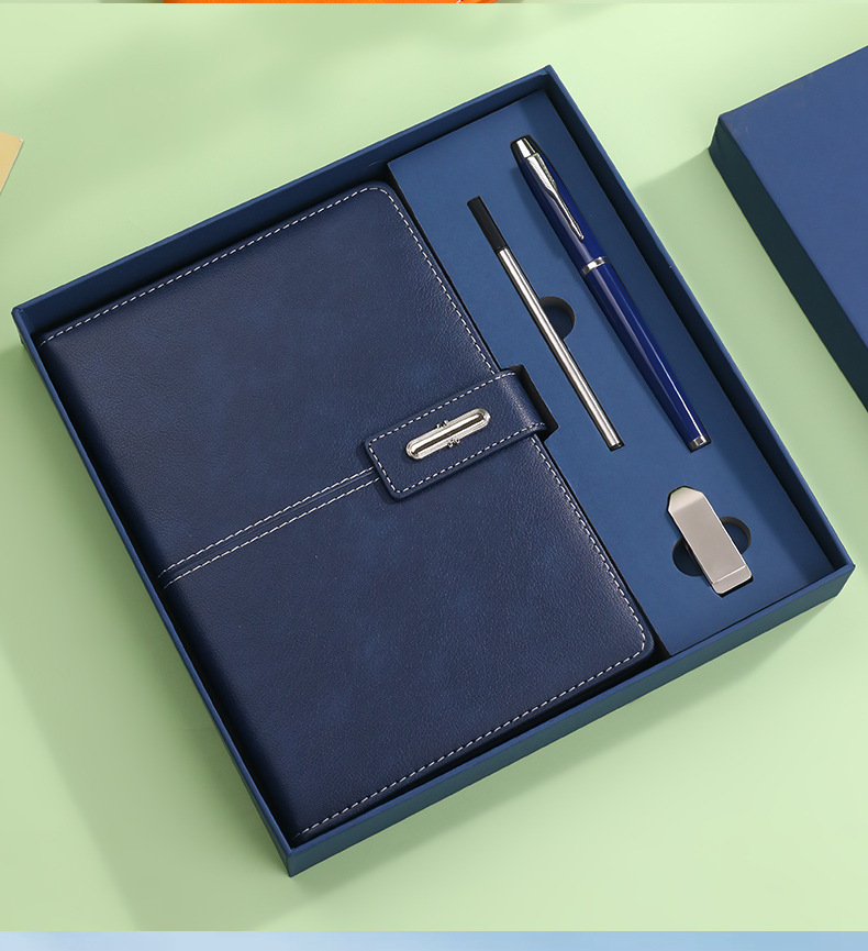 A5商务办公笔记本礼盒套装定制记事本精致高档颜值纪念品可印logo详情9