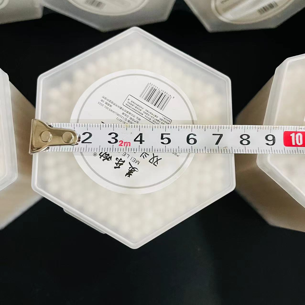 【 Zone 1-8 】 Hexagonal cotton swabs 6/ pack 240/ box Hexagonal box cotton swabs 2 yuan Large box cotton swabs Makeup and beauty double head 2 yuan store cotton swabs wholesale pic 1