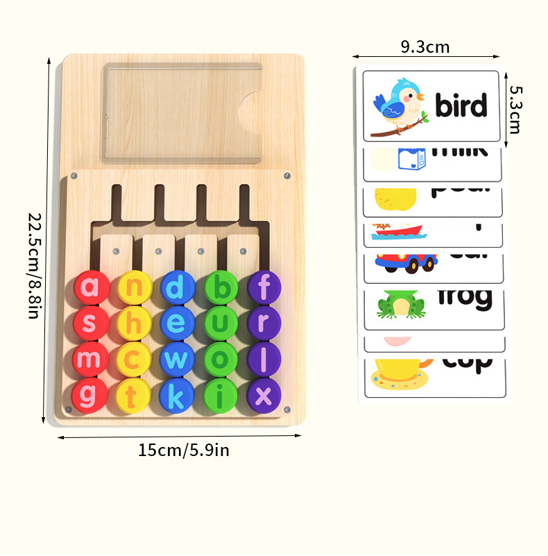 Children's early education, cross-border vowel English words, logical thinking training, enlightenment teaching AIDS, intelligence development and educational toys pic 26
