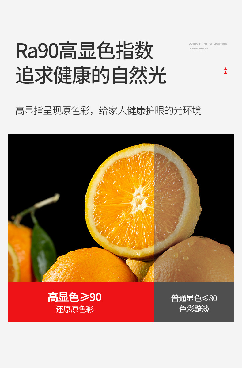 超薄led筒灯嵌入式2.5寸4寸12W6寸20W8寸24W开孔12公分15公分筒灯详情8