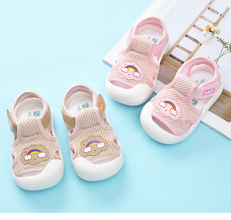 宝宝布凉鞋女夏季婴儿鞋2024新款学步鞋子一岁男婴幼儿布鞋详情10