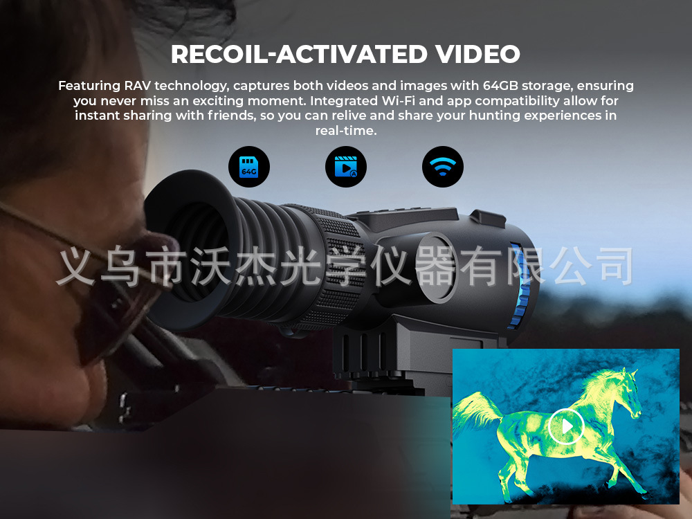 GOYOJO Village House GRL335 monocular Infrared thermal imager High-definition handheld night vision infrared thermal imaging pic 6