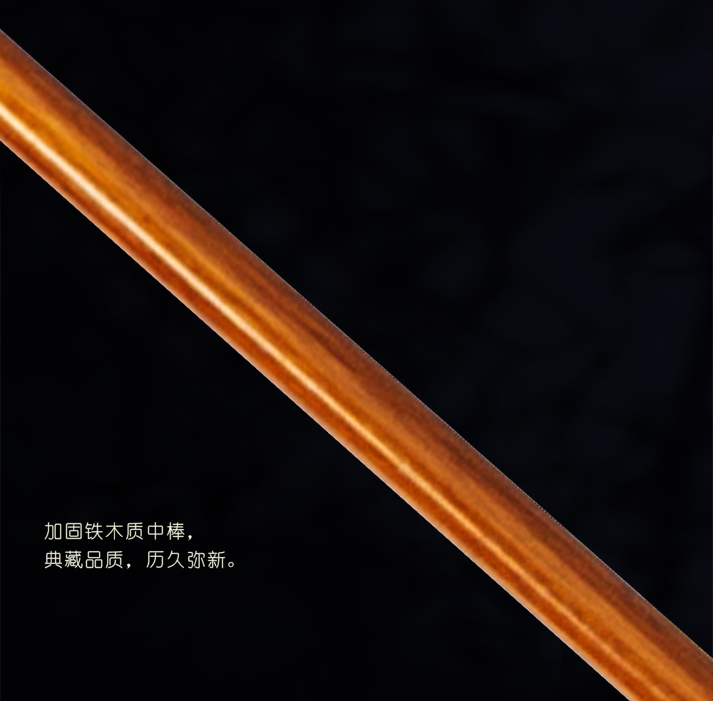 星宝伞雨伞竹子手柄实木中棒日式双层遮阳伞现货批发外贸出口详情6