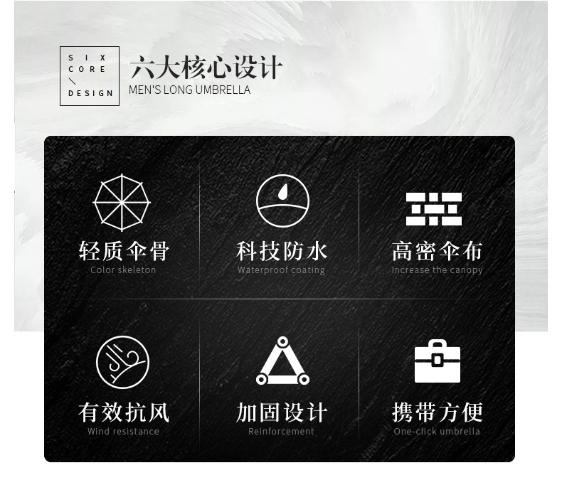 8骨手开纯色3折伞定制雨伞折叠男女商务反向伞定加印logo广告雨伞详情12