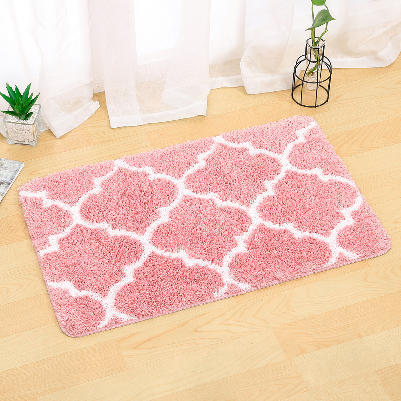 Factory direct sales, wholesale for foreign trade, super-fine fiber bathroom, bedroom and living room floor MATS, water-absorbing, anti-slip, simple fabric, comfortable and skin-friendly pic 6