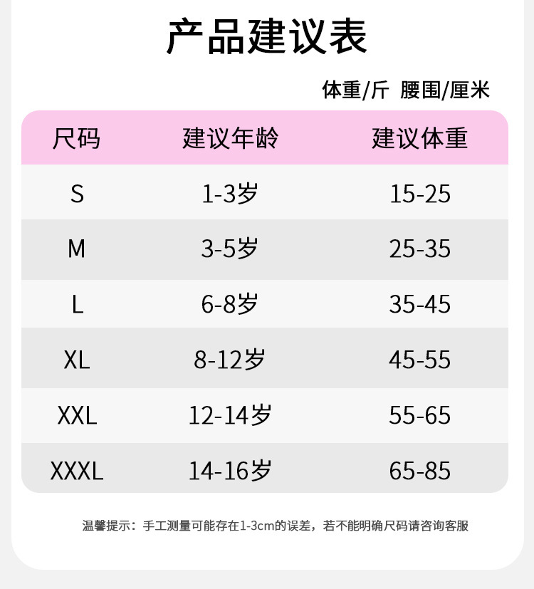 【四条装】精梳棉儿童内裤女童平角四角短裤抗菌小女孩中大童批发详情8