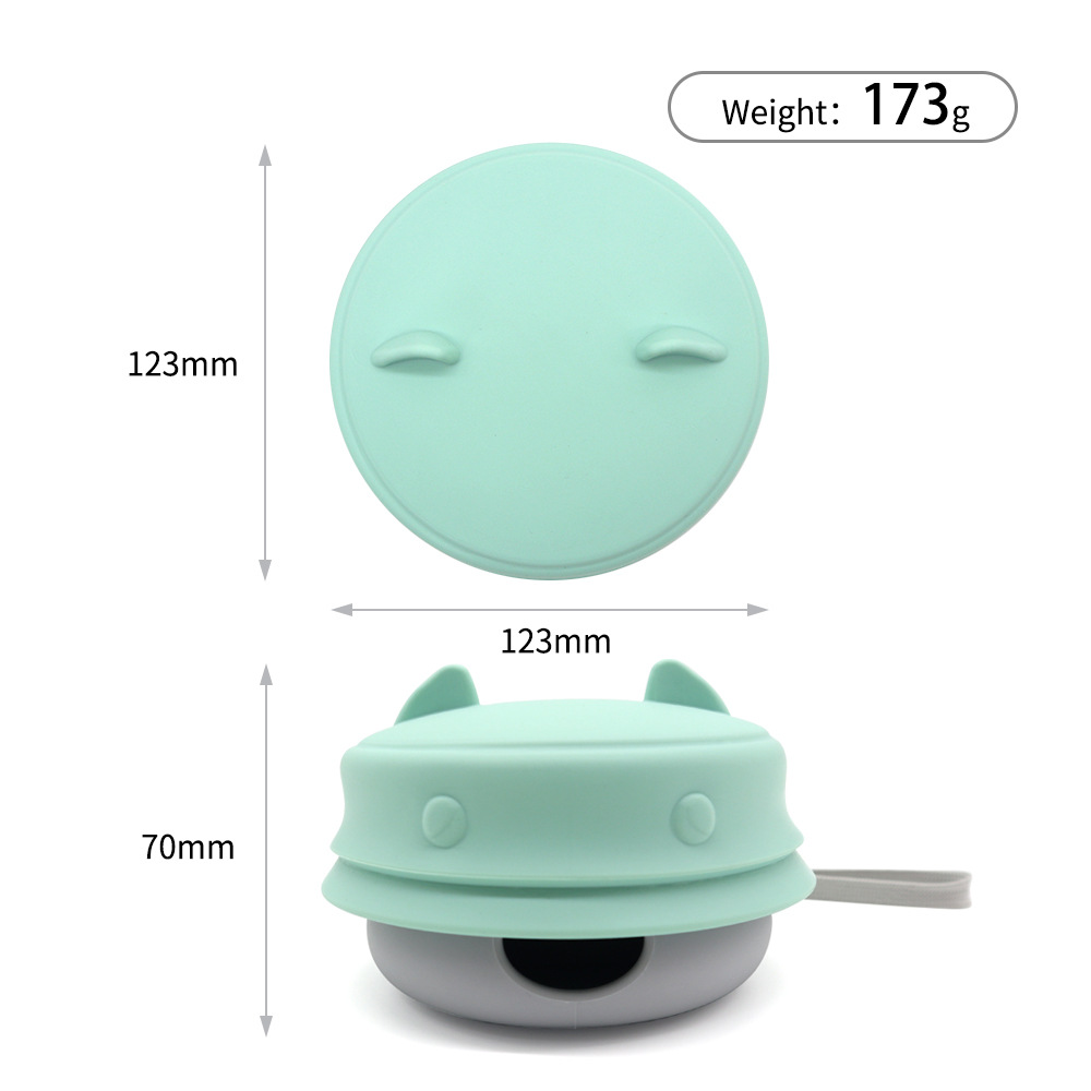 宠物用品外出宠物碗狗盆拾便袋饮水杯三合一遛宠便携盒硅胶折叠碗详情4