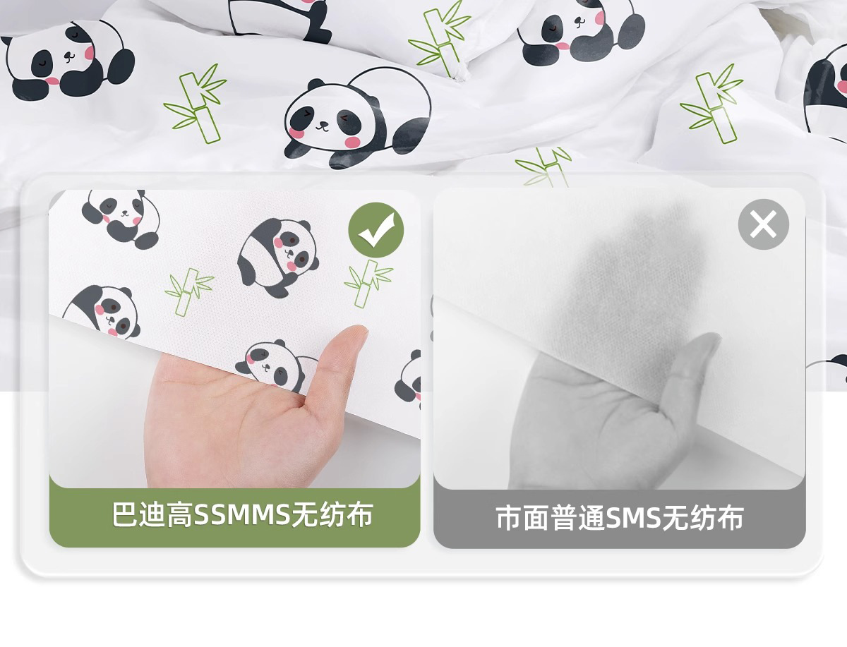 Hotel disposable bed sheets, quilt covers, pillowcases, quilt covers, four-piece set, thickened travel and tourism, double or single, dirt-proof and portable pic 11