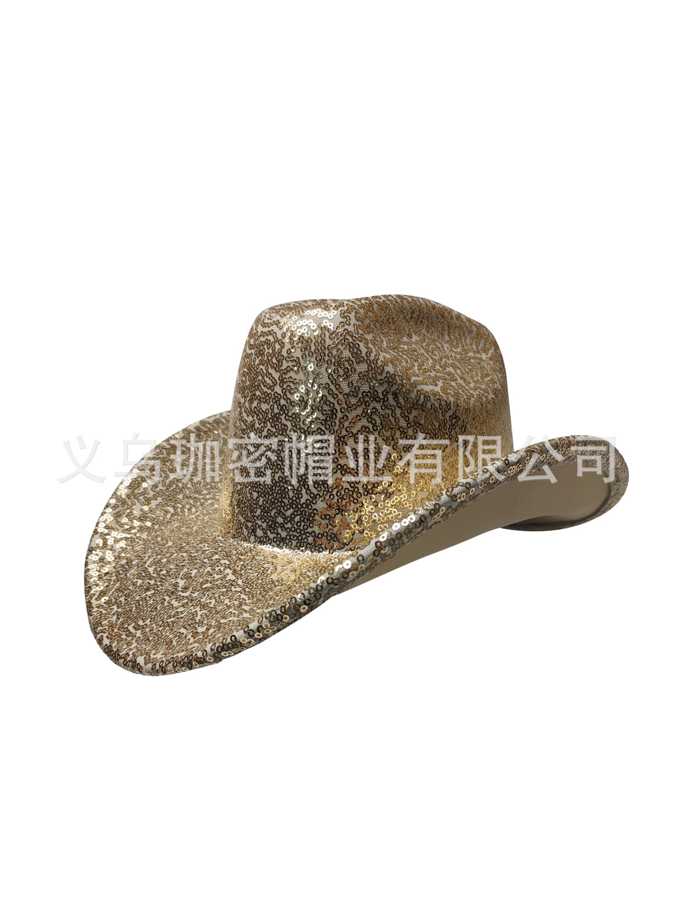Transfronterizo nuevo estilo fiesta fiesta baile show sombrero de vaquero sombrero de festival de comercio exterior lana lentejuelas cool jazz sombrero pic 11